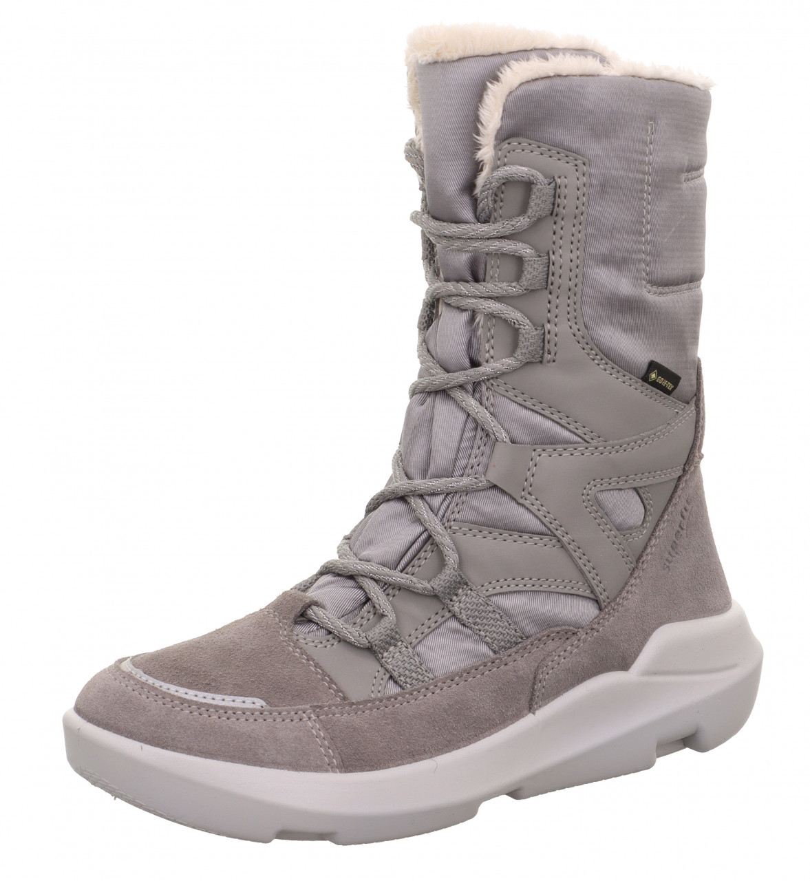 TWILIGHT - Hellgrau Stiefel mit Reißverschluss