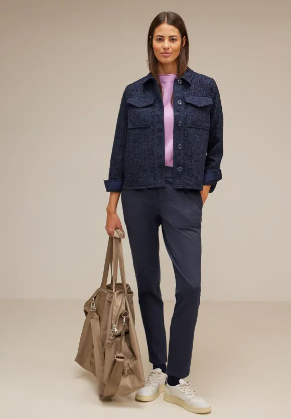 Street One Loose Fit Melange Hose