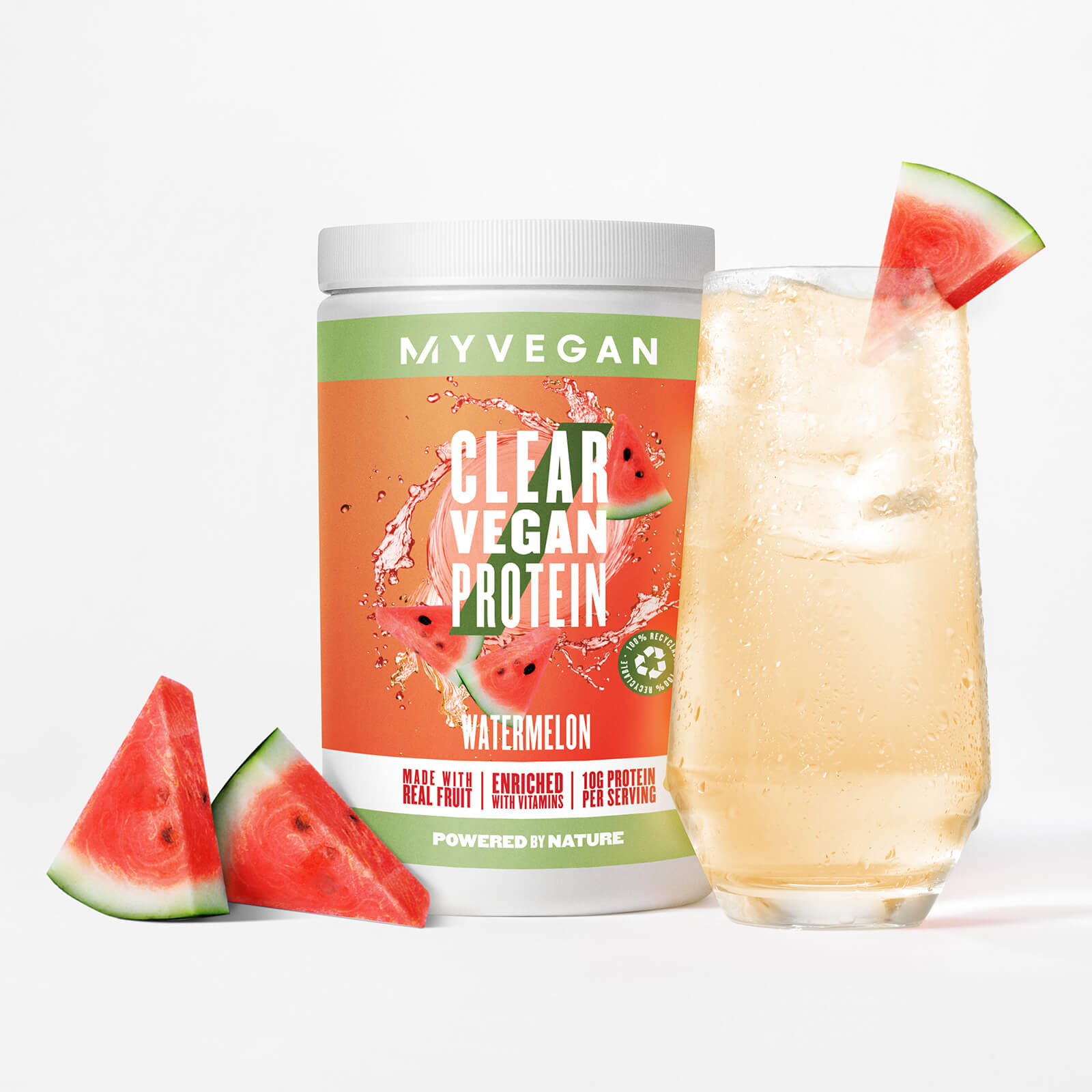 Myvegan Clear Vegan Protein, Watermelon, 320g