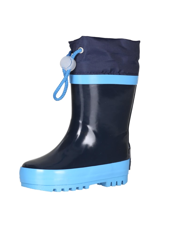 Playshoes Gummistiefel Basic gefüttert in Marine günstig kaufen