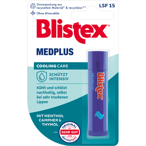 BLISTEX MedPlus Stick ohne Mineralöl  4.25 g  Stifte