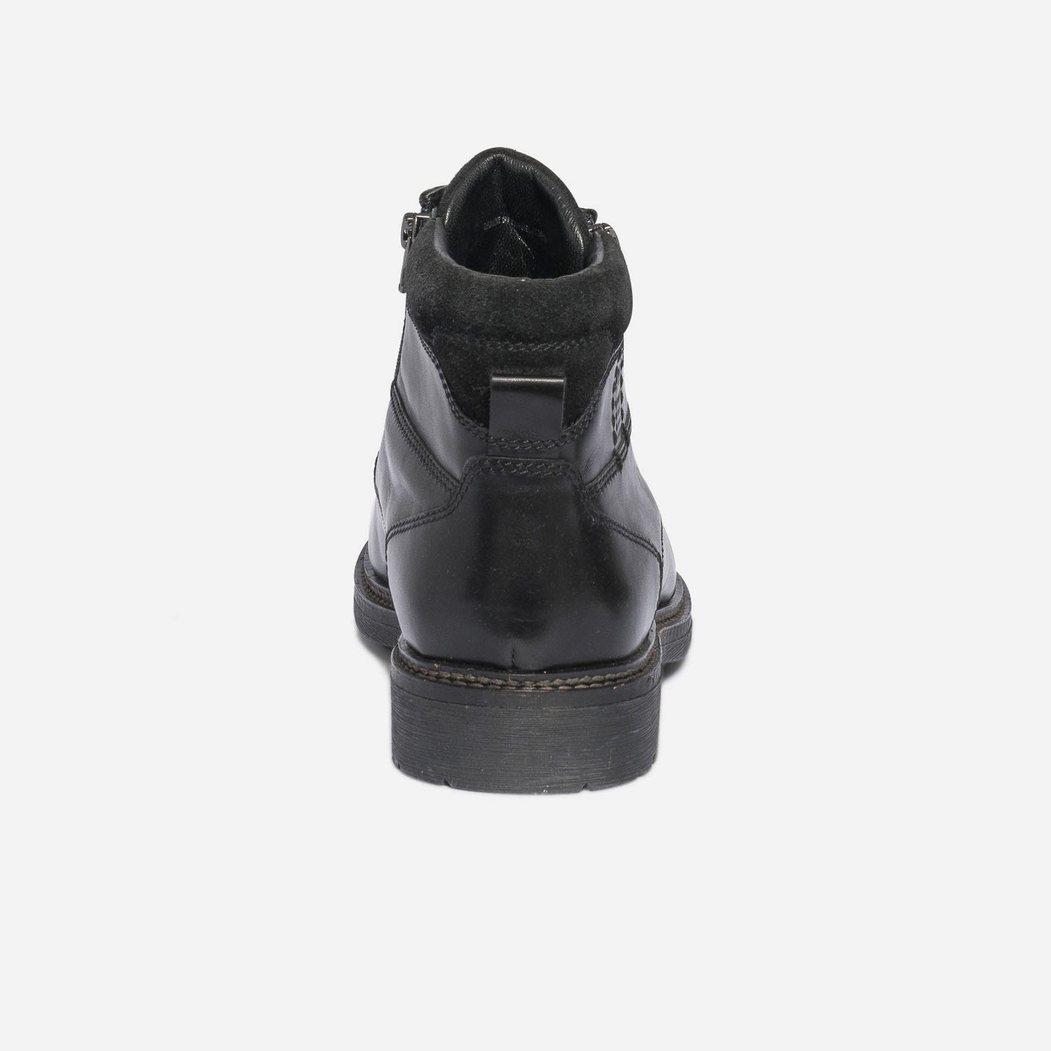 Boots à lacet TBS noir en cuir
