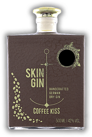 Skin Gin - Edition COFFEE KISS Skin Gin - Edition COFFEE KISS Neue Frische aus dem Alten Land, gebrannt vor den Toren Hamburgs. 0,5	 Liter - Vol 42%