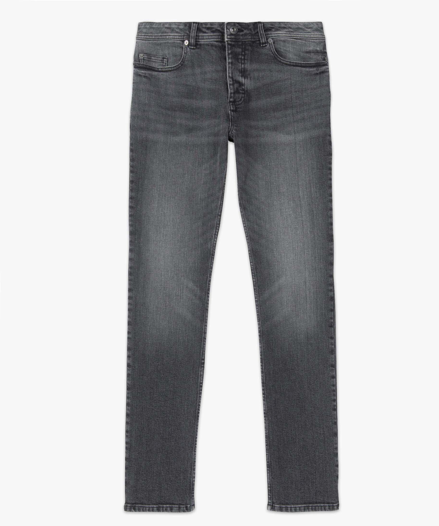 Jean homme coupe regular coloris délavé gris | GEMO