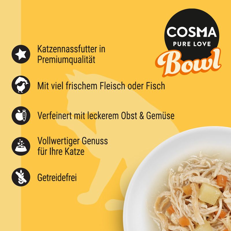 Sparpaket Cosma Bowl 12 x 80 g zu TOP-Preisen