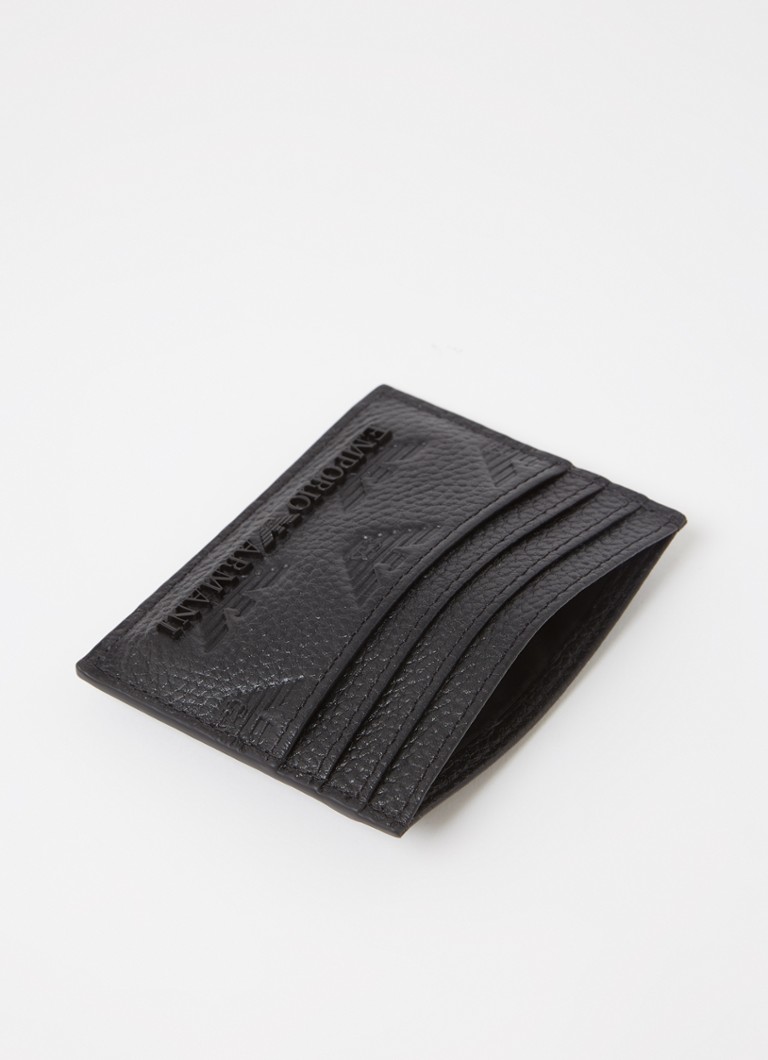 Portofel din piele cu logo Emporio Armani