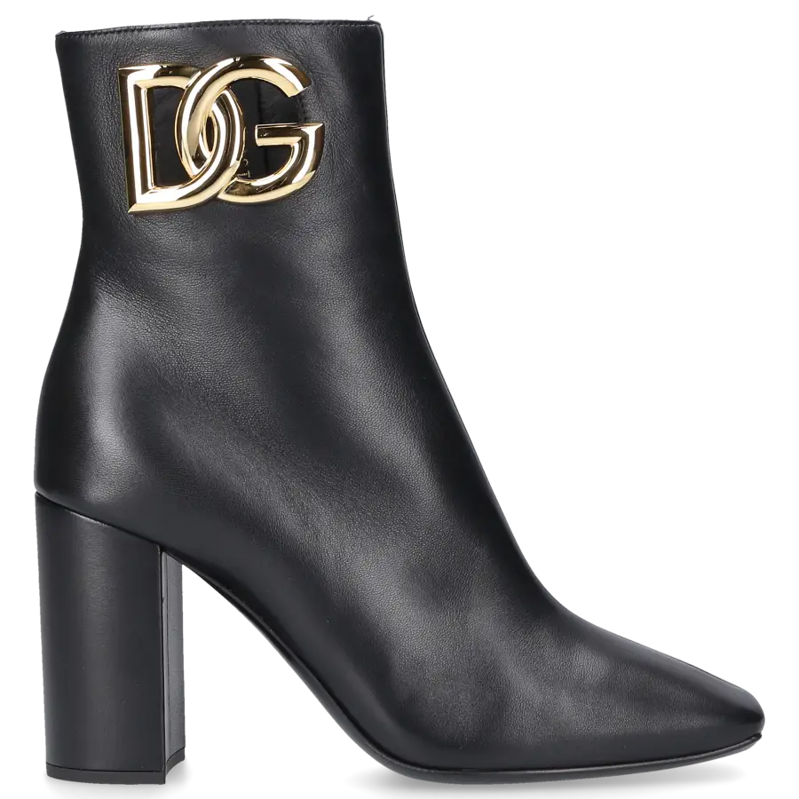 Dolce & Gabbana - Klassische Stiefeletten JACKIE Kalbsleder - schwarz