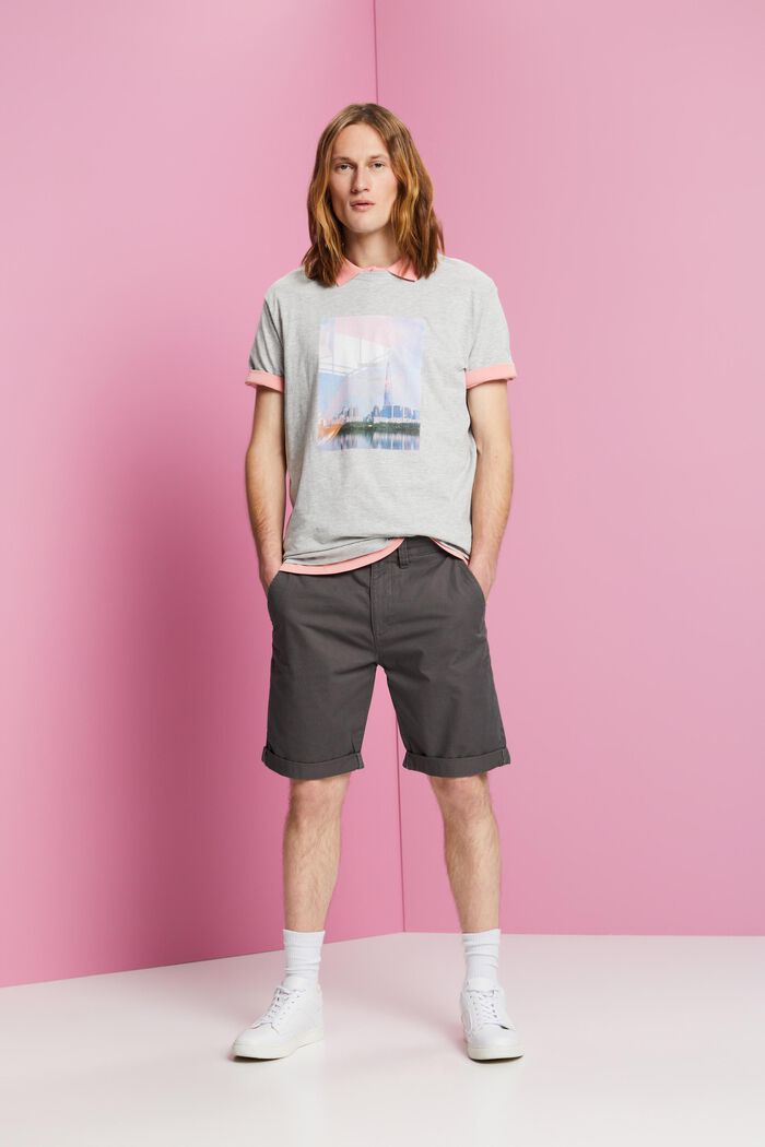 T-Shirt aus Baumwollmix mit Print