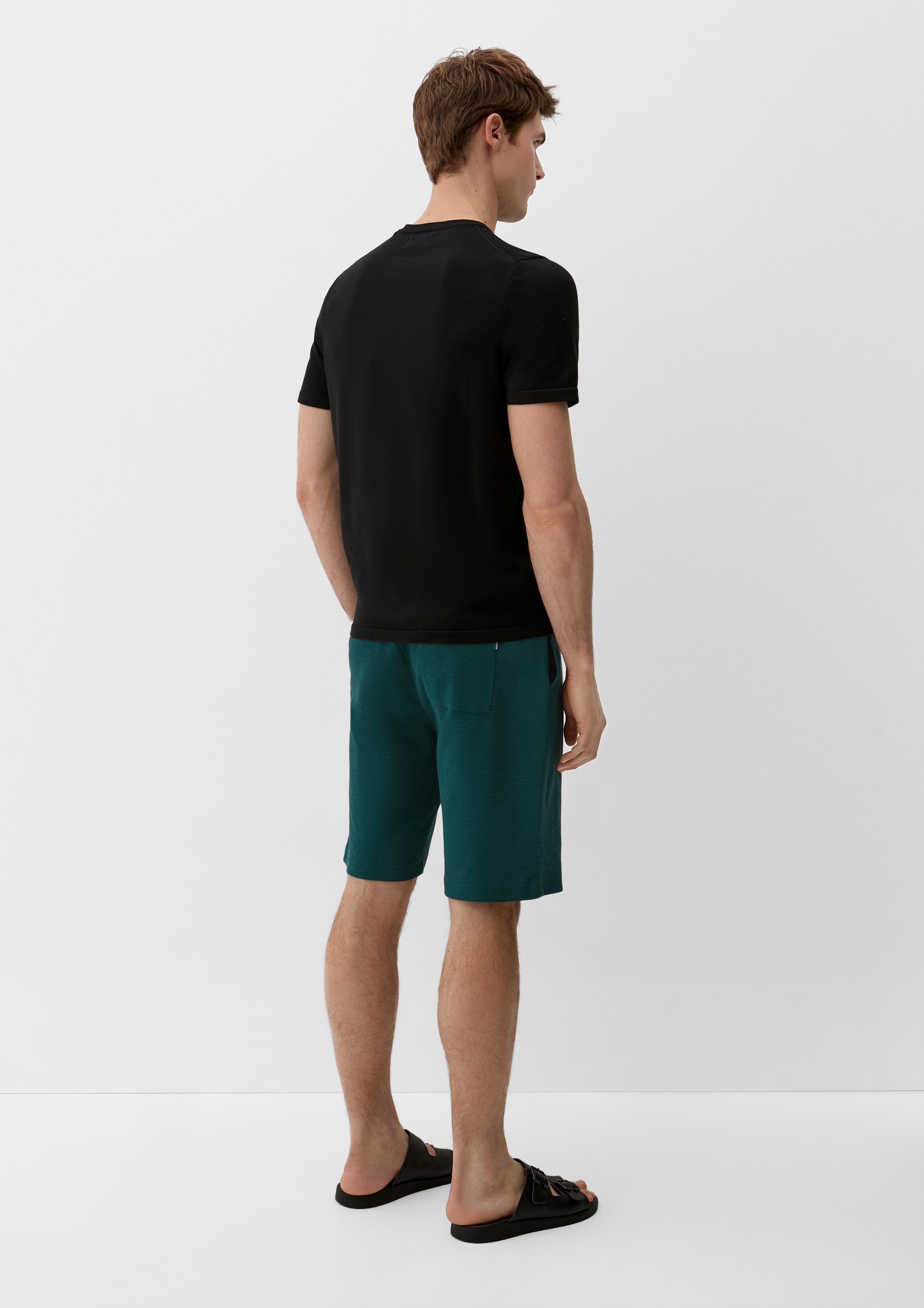 Relaxed: Shorts mit Waffelpiqué-Struktur  2133087-7955