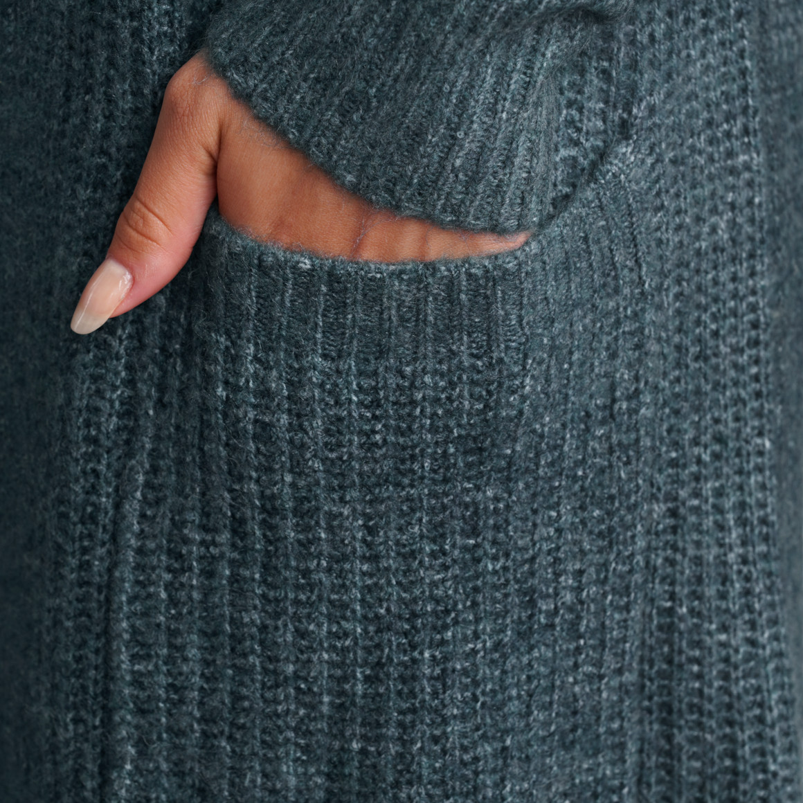 Damen Strickjacke im Long-Style