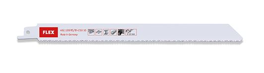 Příslušenství Flex-tools 462128 Kotouč pro ocasní pilu na kov, dřevo, plasty RS/Bi-230 10 230 mm 5 kusů
