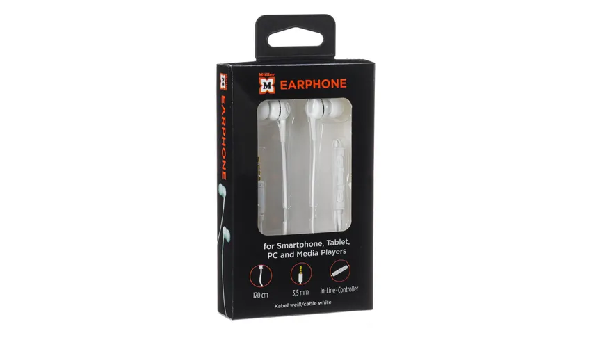 Earphone 3,5 mm Klinken-Anschluss