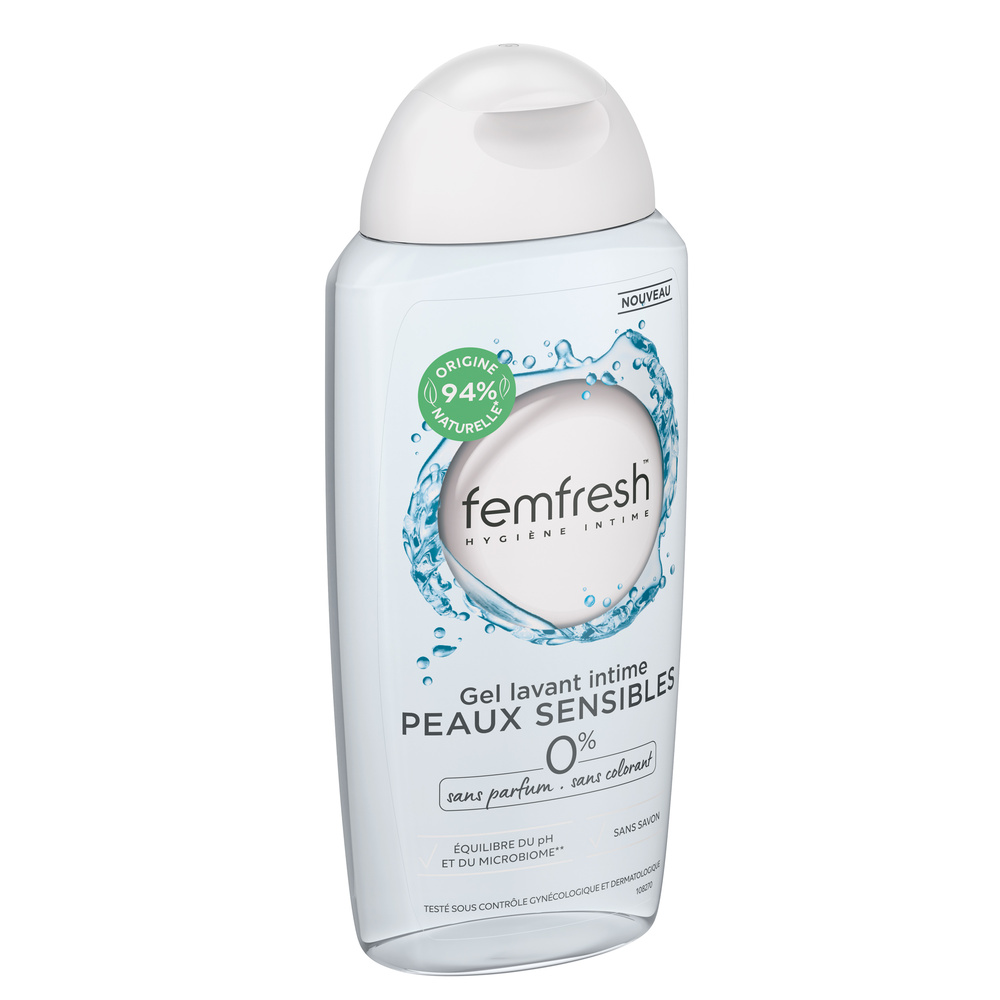 femfresh Gel lavant intime peaux sensibles 0% Gel lavant intime