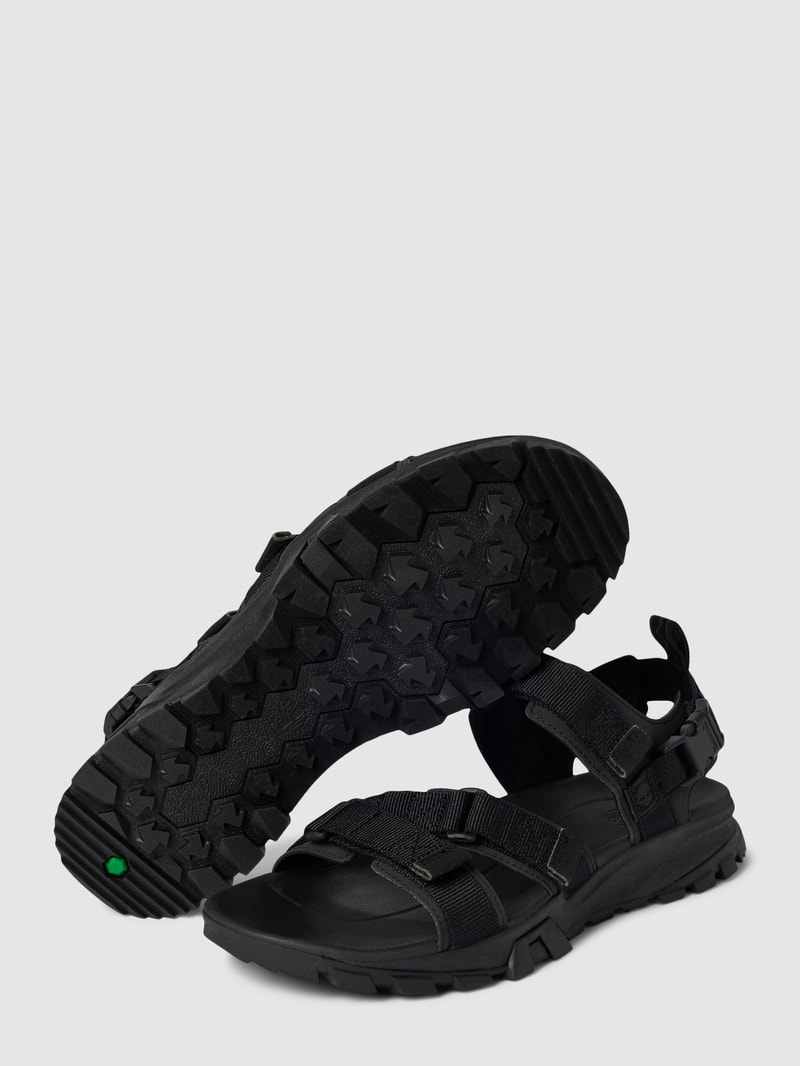 Sandalen mit Klettverschluss Modell 'Garrison' in schwarz