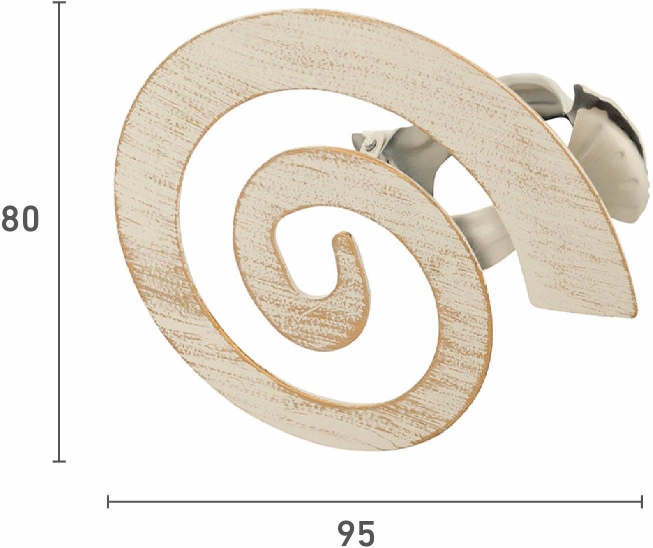 Dekoklammer für Raffhalter Helix, Good Life, Vorhänge, (1-tlg), für Stoffe und Vorhänge