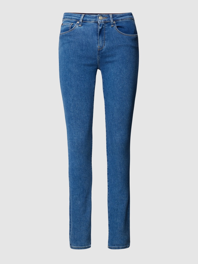 Skinny Fit Jeans im 5-Pocket-Design Modell 'FLEX COMO' in jeans