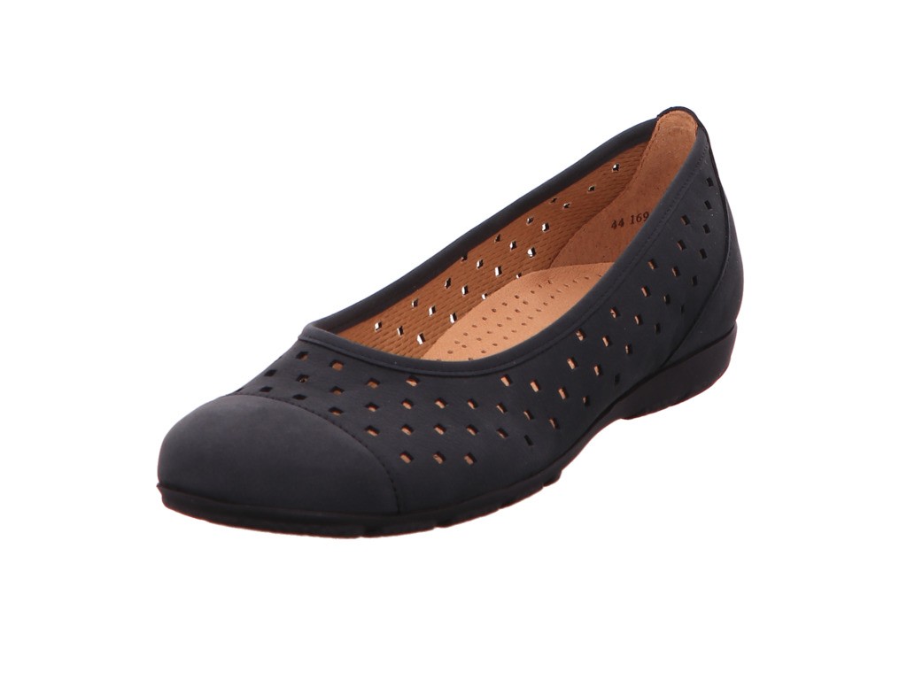 GABOR Ballerinas blau Gabor Fashion sportliche Ballerinas 44.1