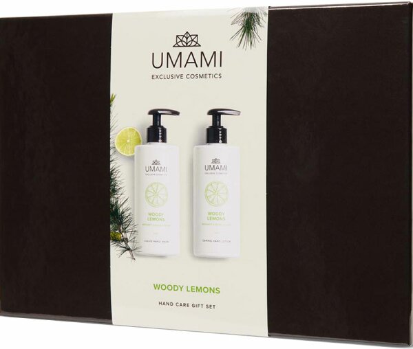 Umami Woody Lemons Bergamotte & Zeder Handpflegeset