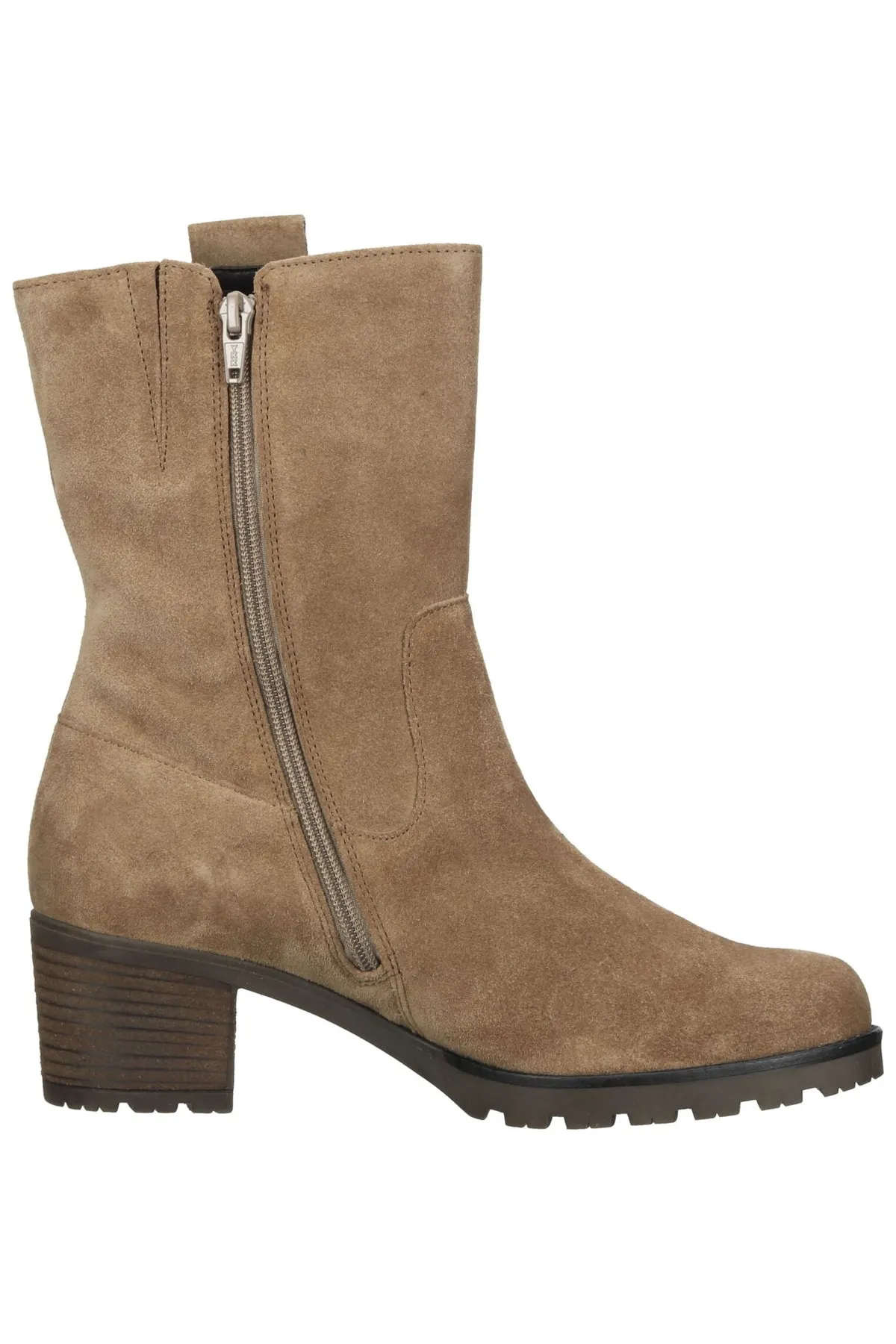 GABOR  Stiefelette - Braun - Blockabsatz