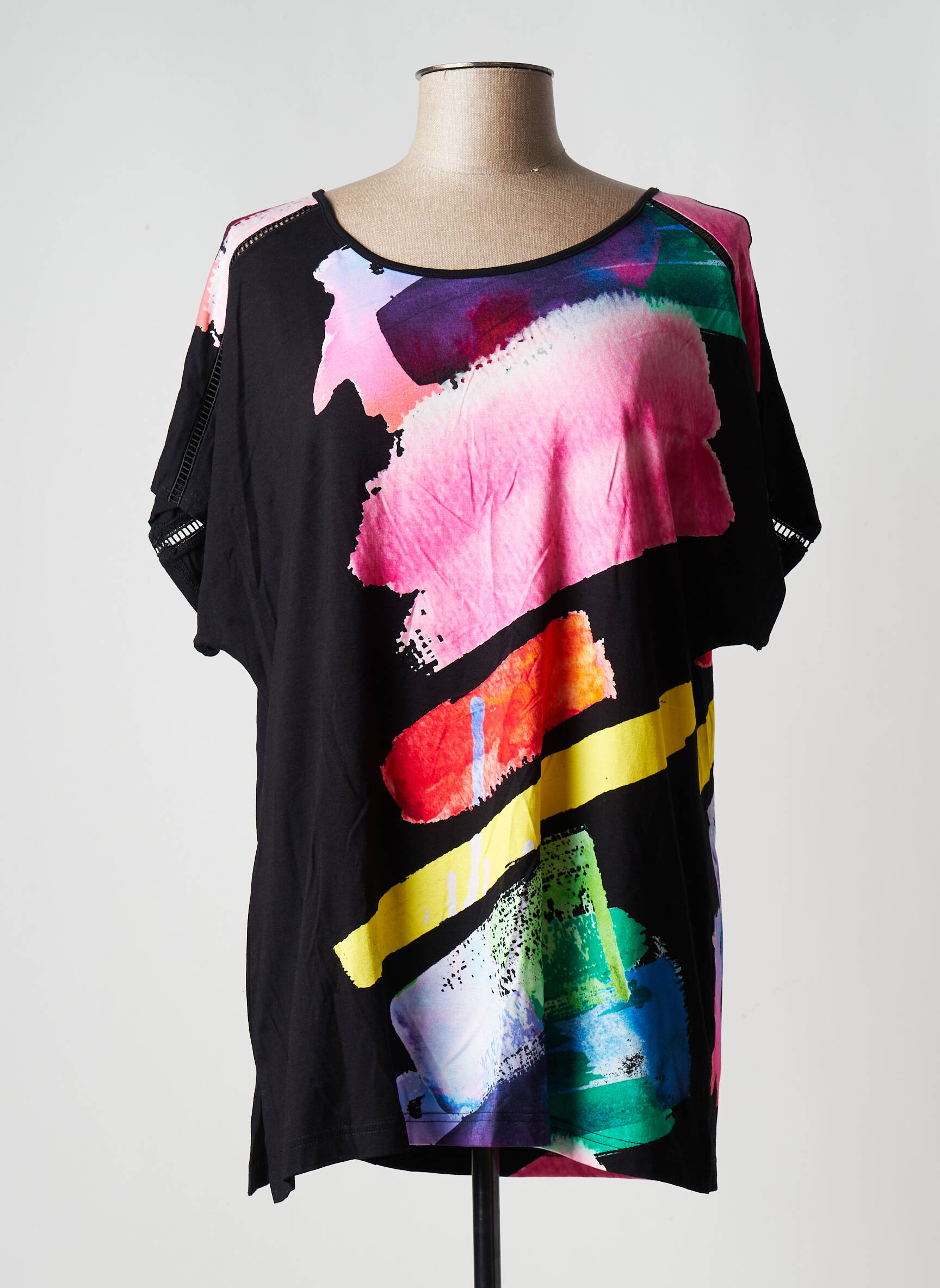 France Rivoire Tuniquemanchecourte Femme couleur noir