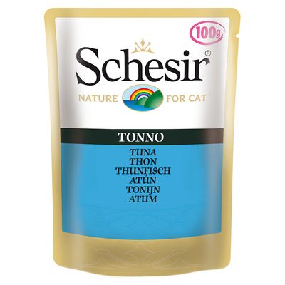 Mischfütterung: 1,5 kg Schesir Maintenance mit Fisch Trockenfutter + 6 x Nassfutter