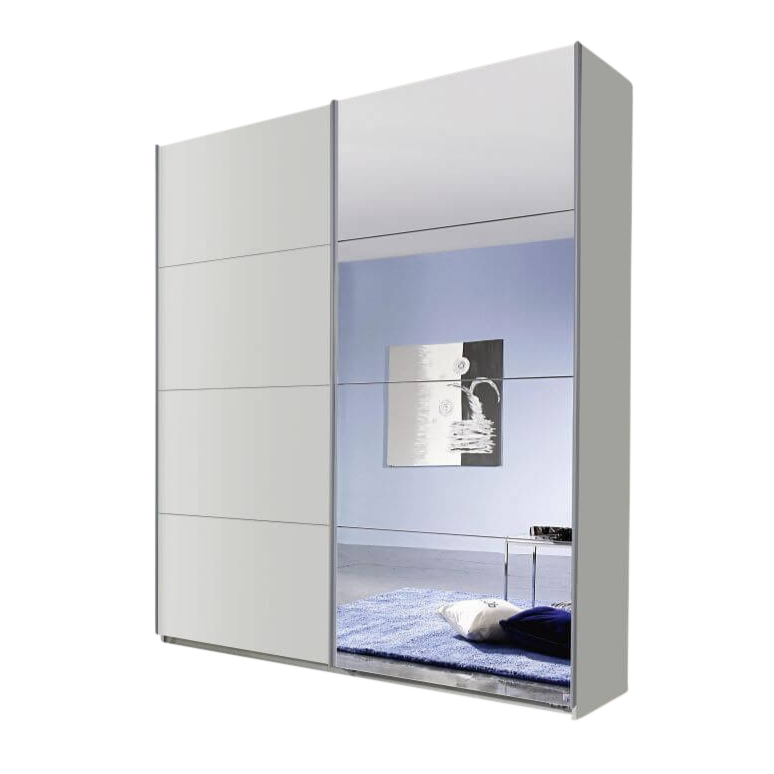 Rauch Schwebetürenschrank Quadra Seidengrau