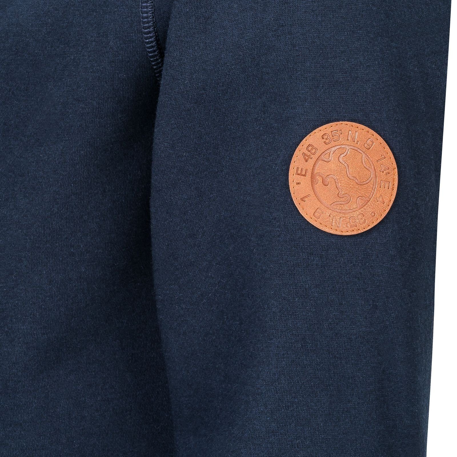 Gradnetz Sweatjacke Herren Hoody Bio Baumwolle (1-tlg) kuscheliger bequemer Tragekomfort mit Kapuze, Bio-Baumwolle