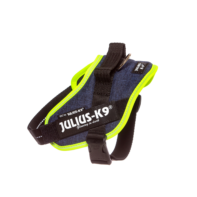 JULIUS-K9 Hundegeschirre JULIUS-K9 IDC Powergeschirr Mini neon mix blau groß
