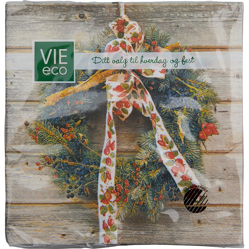 Vie Eco Servietter 20-pk 33x33 cm juledesign