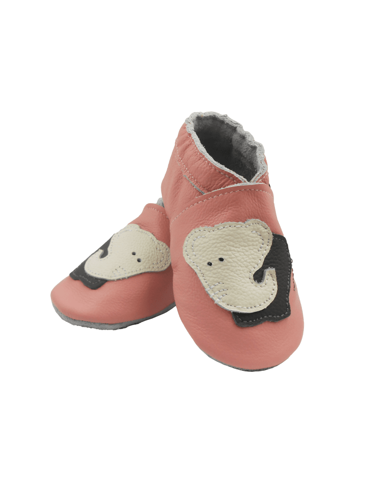 Yalion Leder-Krabbelschuhe 