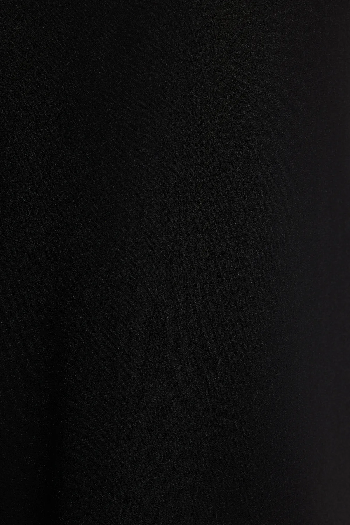 Trendyol Modest  Schwarzes Basic Scuba Crepe Strickkleid TCTSS23EB00003