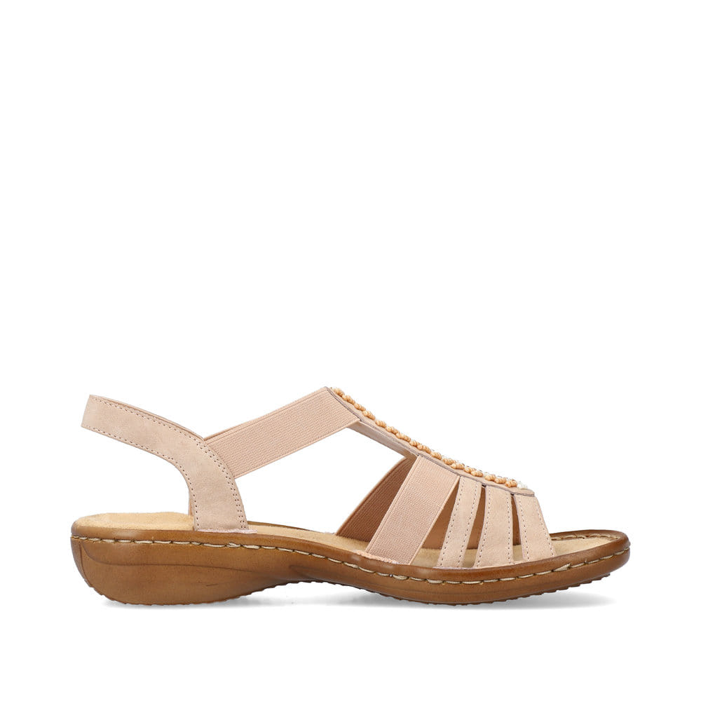 Rieker Damen Riemchensandalen zartrosa