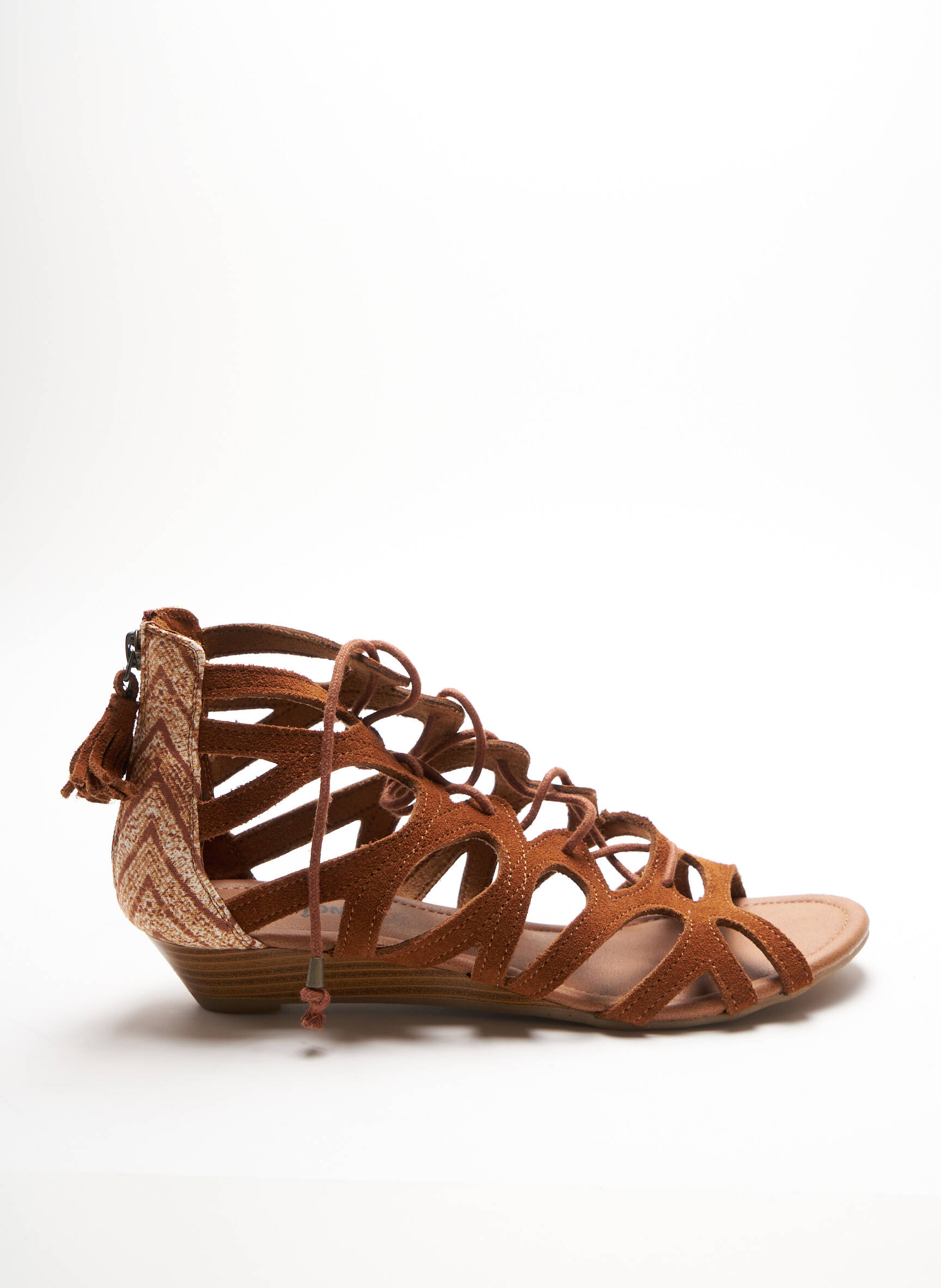 Minnetonka Sandales Nu Pieds Femme couleur marron