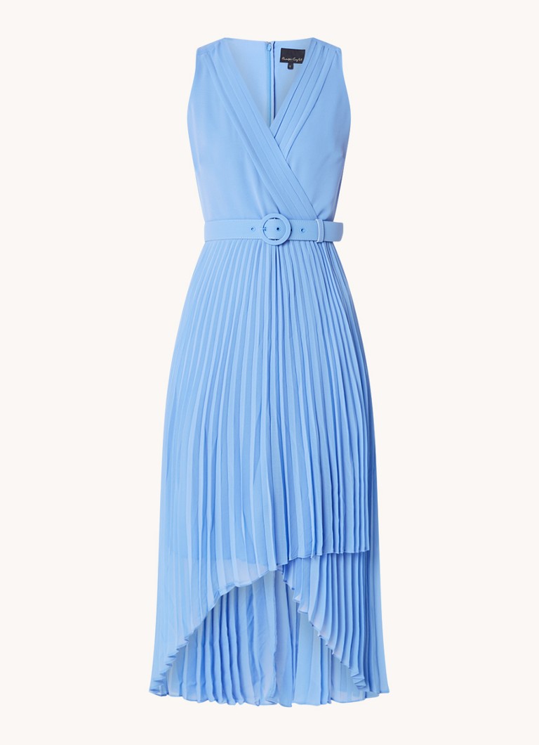 Rochie midi Brianna de la Phase Eight, cu pliuri și curea.