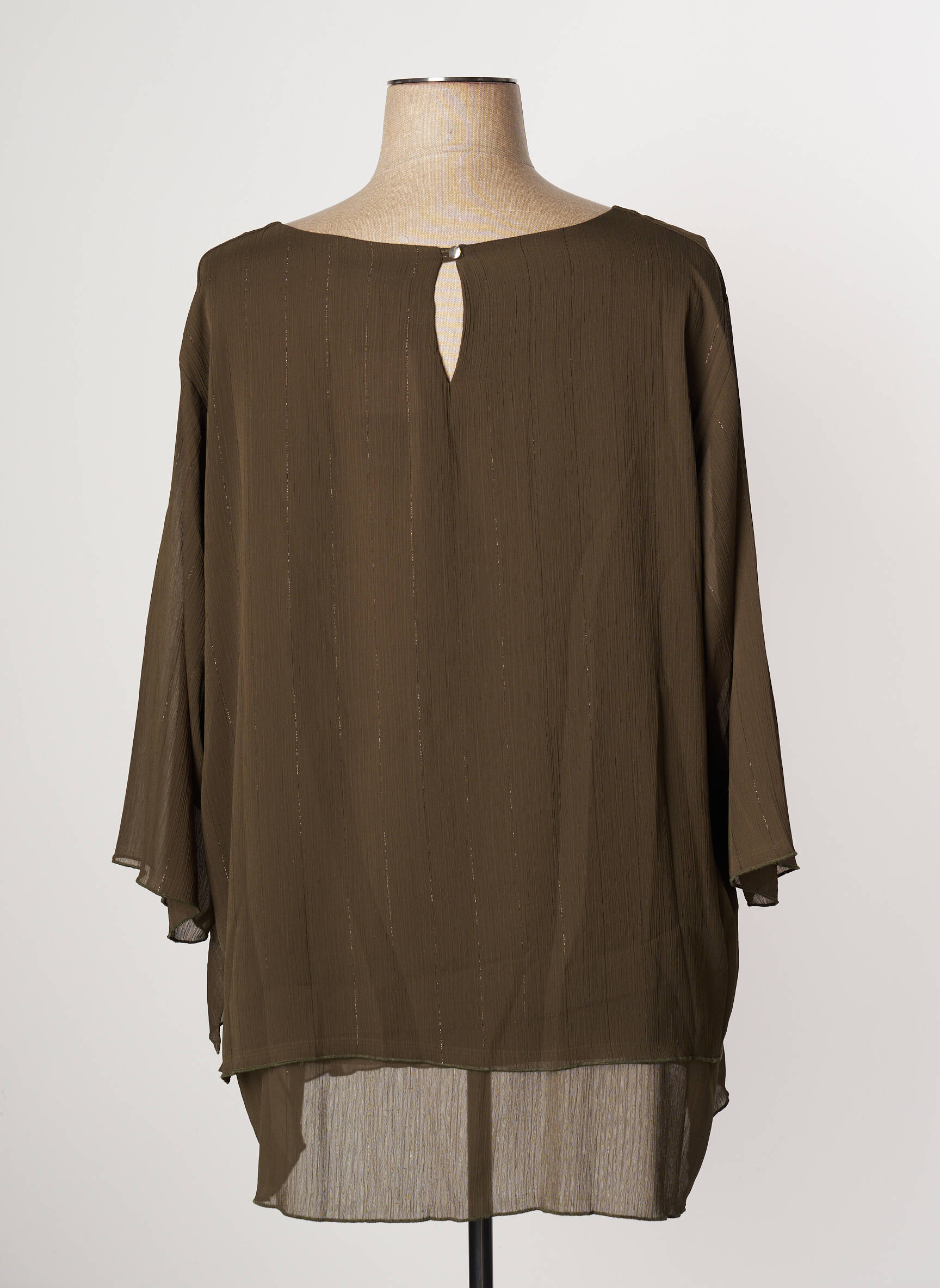 Mutiples Tuniquemanchelongue Femme couleur vert