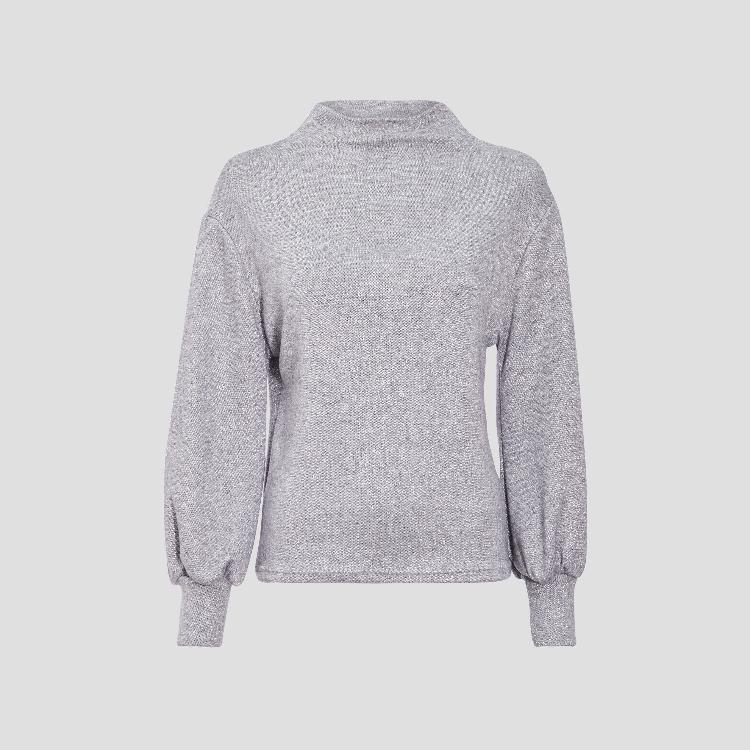 T-shirt à manches longues gris clair femme | Cache Cache