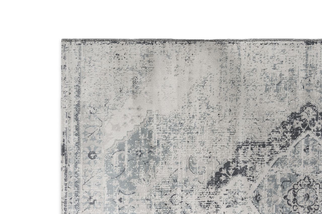 Lifa Living Vintage Teppich - Aqua Vintage - Beige/Silber