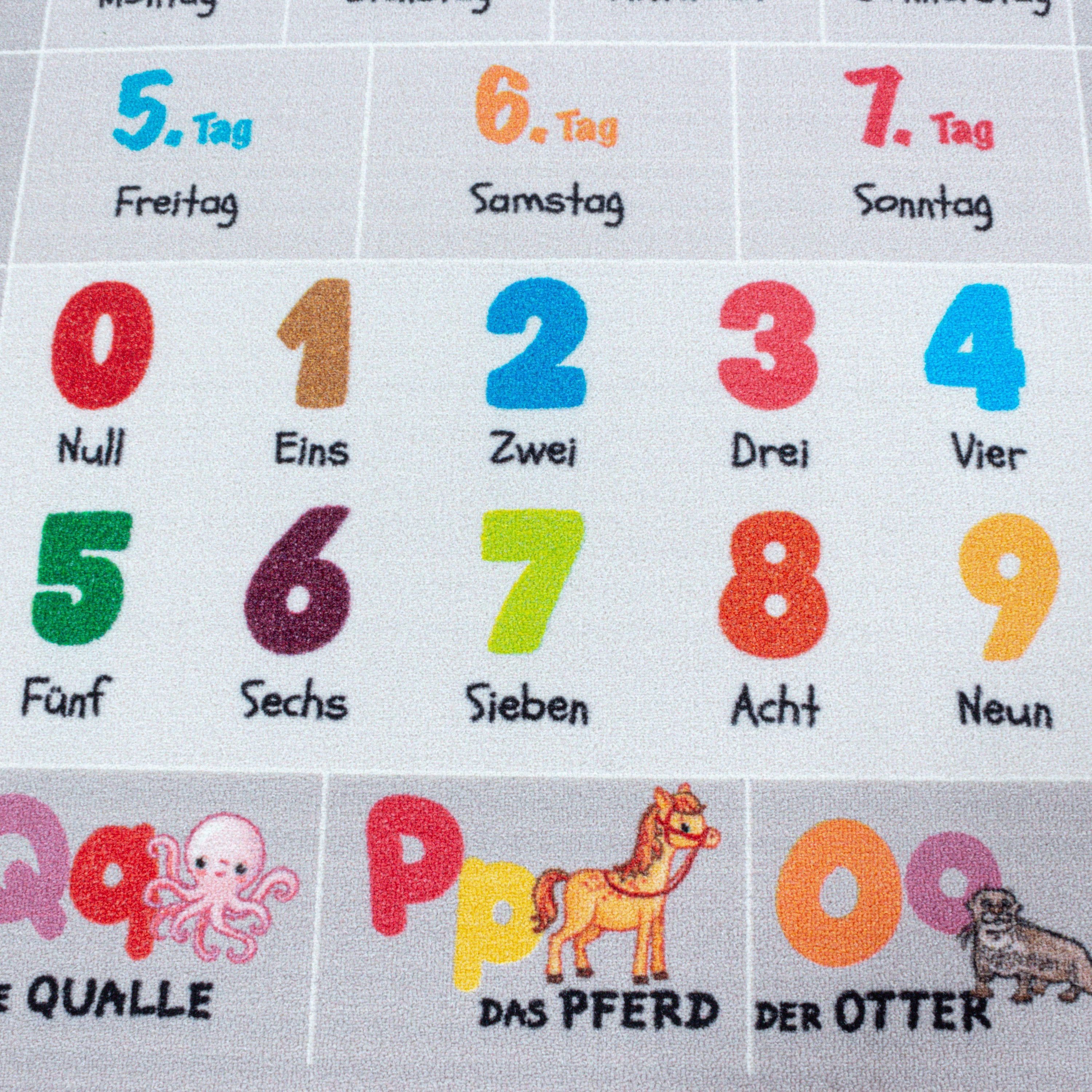 Kinderteppich RAINBOW - 5808, HomebyHome, Rechteckig, Höhe: 8 mm, Kurzflor
