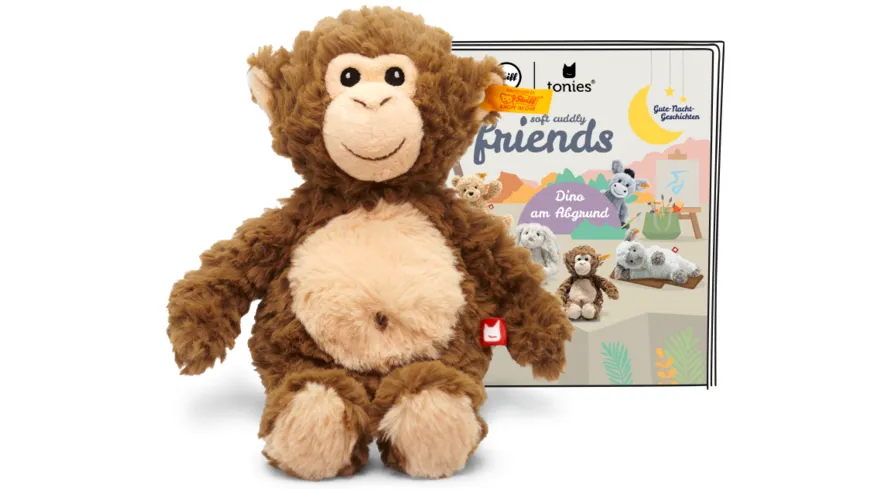 tonies - Hörfigur für die Toniebox: Steiff Soft Cuddly Friends mit Hörspiel: Bodo Schimpanse