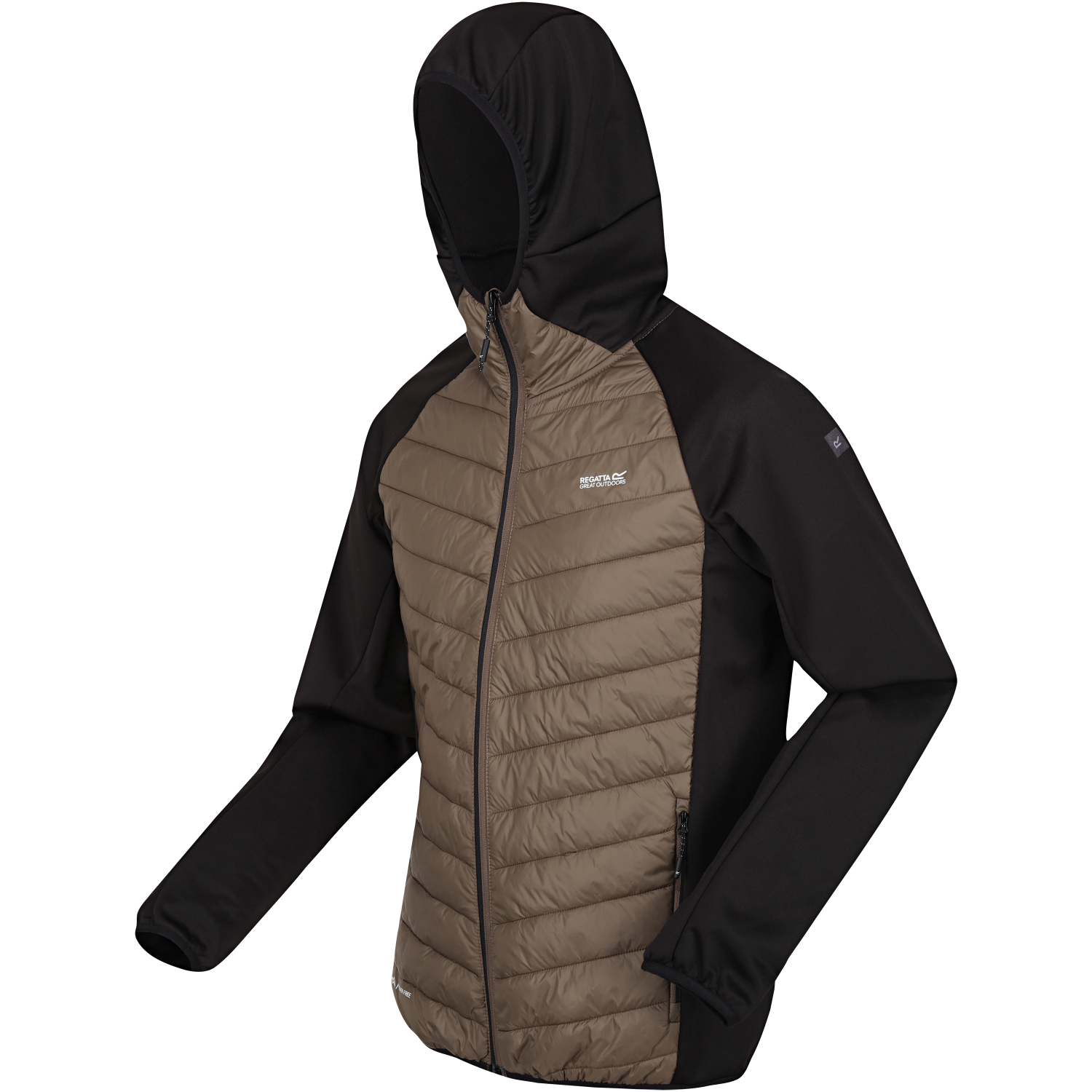 Regatta Herren Jacke Andreson VIII Hybrid (schlamm/schwarz)