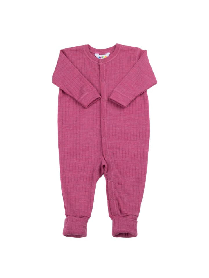 Joha Schlafstrampler aus Merinowolle in pink günstig kaufen