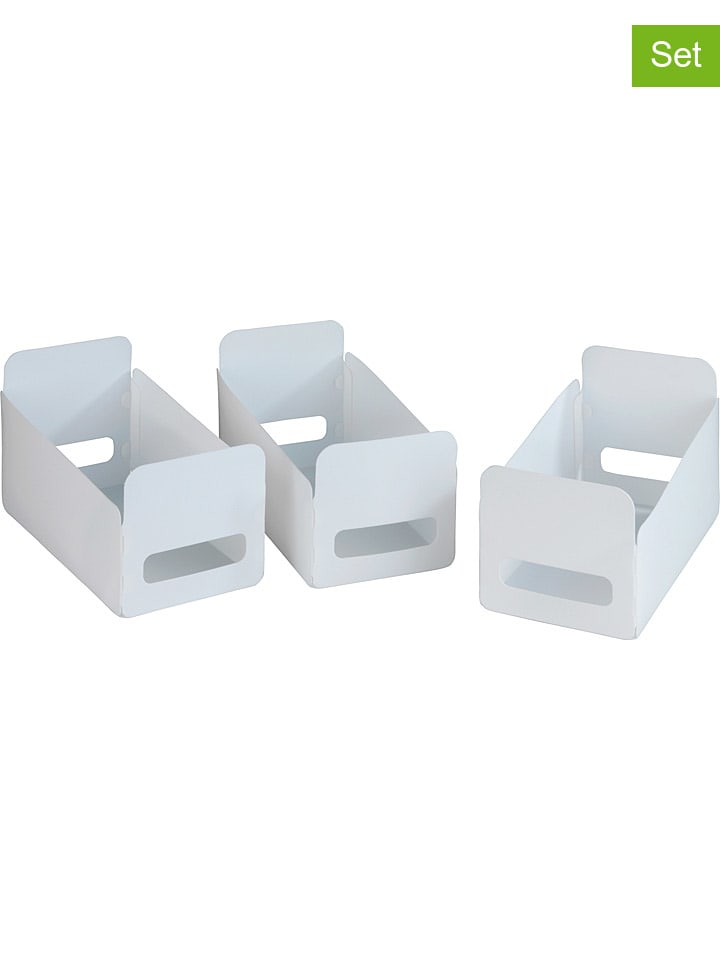 Wenko 3er-Set: Aufbewahrungsboxen in Weiß - (B)30 x (H)18 x (T)15 cm günstig kaufen onesize
