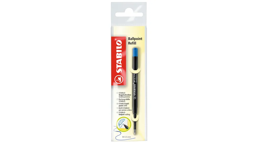 STABILO® Kugelschreiberminen blau