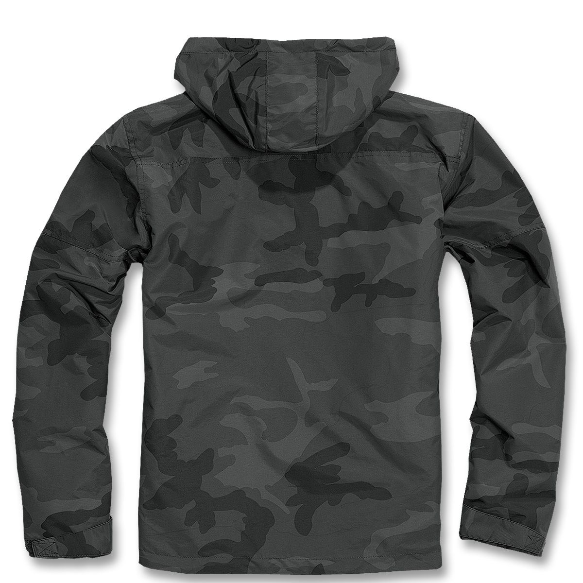 Hooded Windbreaker m. Fleecefutter