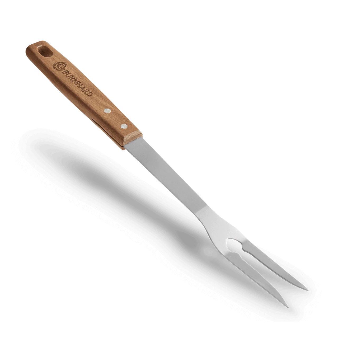 BURNHARD Grillbesteck-Set, (4 tlg), Grillzange, Grillwender, Grillgabel, Grillbürste