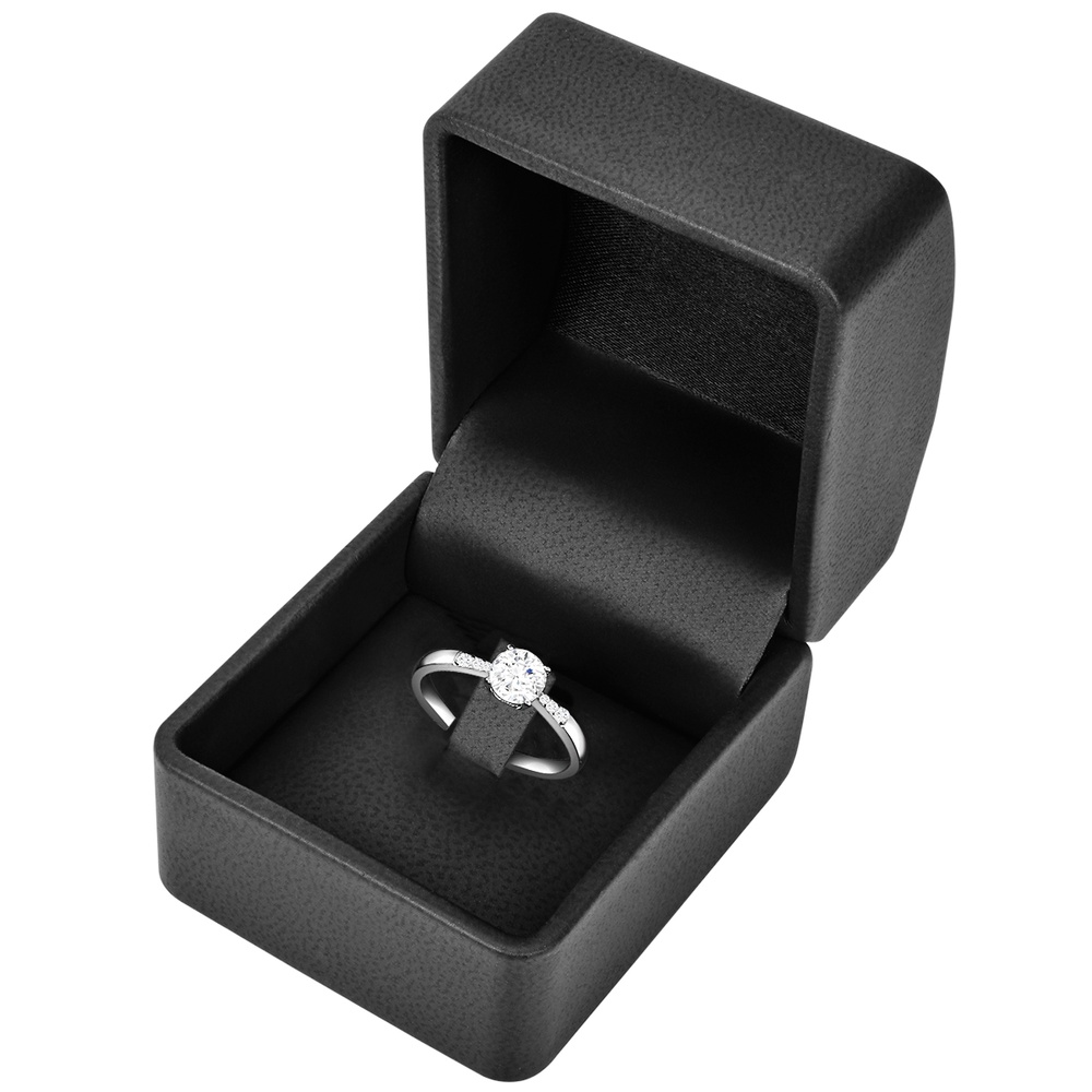 Trilani Bague en argent Argent sterling Oxyde de zirconium (CZ) en Argent Bague