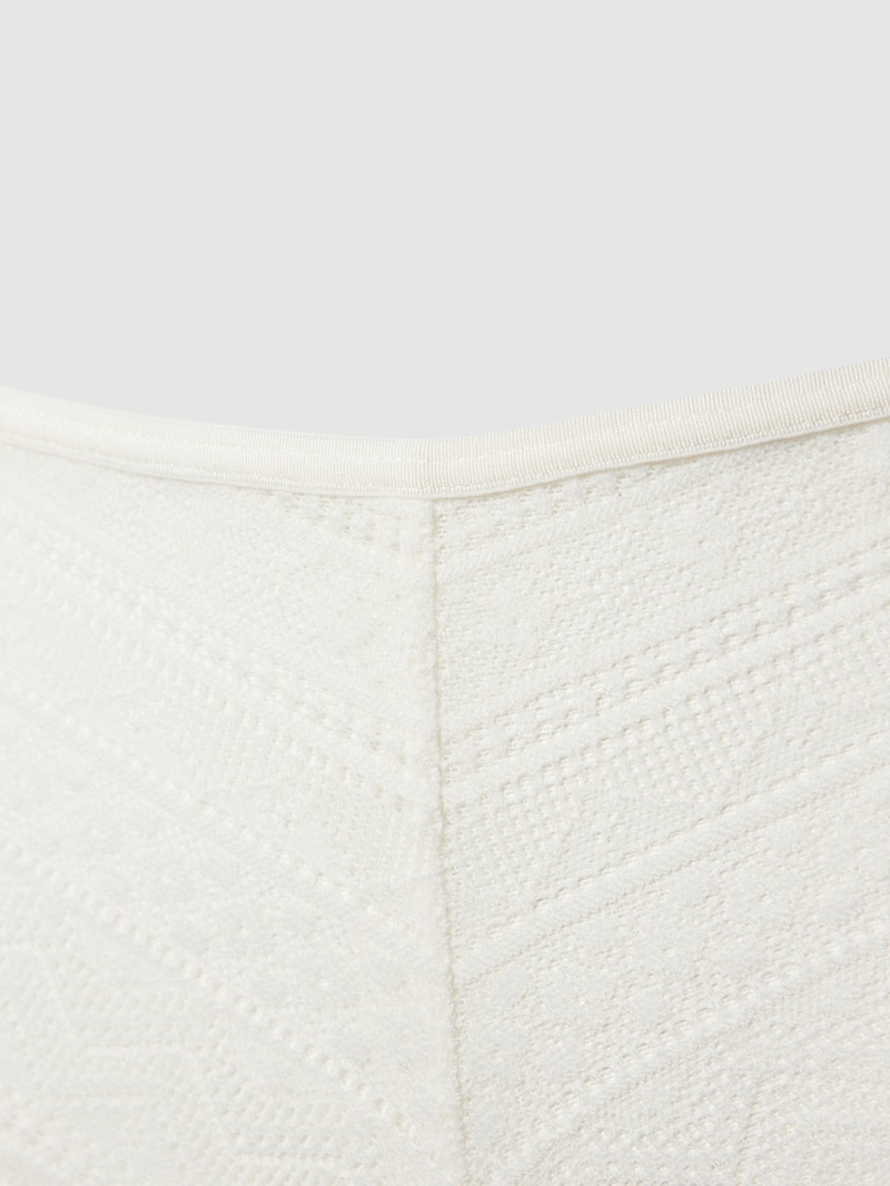 Pants mit Spitzenbesatz Modell 'EVERYDAY LACE' in weiß