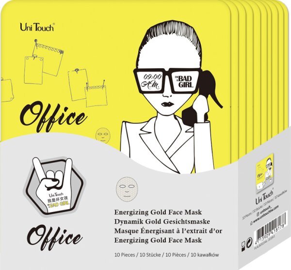 UniTouch Bad Girl Energizing Gold Face Mask Office Gesichtsmaske