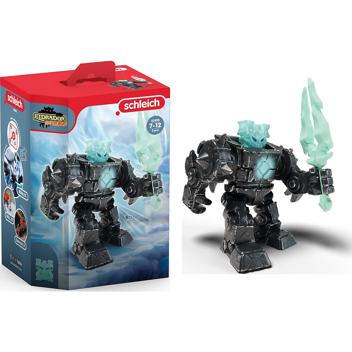 Schleich Eldrador 42598 Eldrador Mini Creatures Schatten-Eis-Roboter