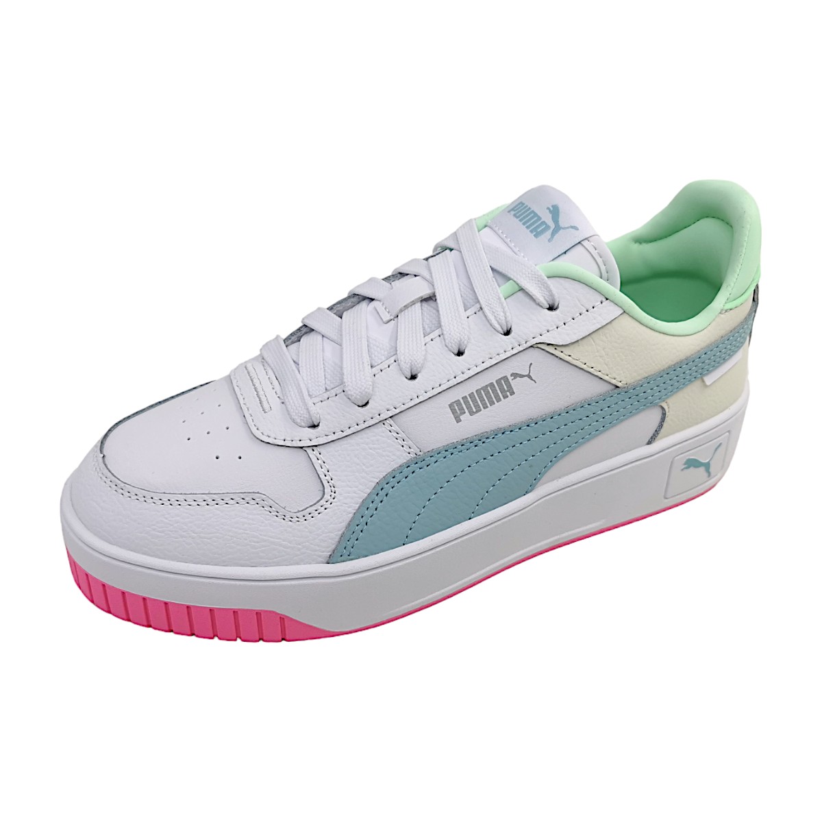 Puma Carina Street 389390-21 Weiß 21- White-Turquoise Surf